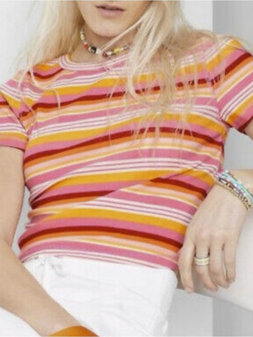 5/$25 Wild Fable Striped Tee
